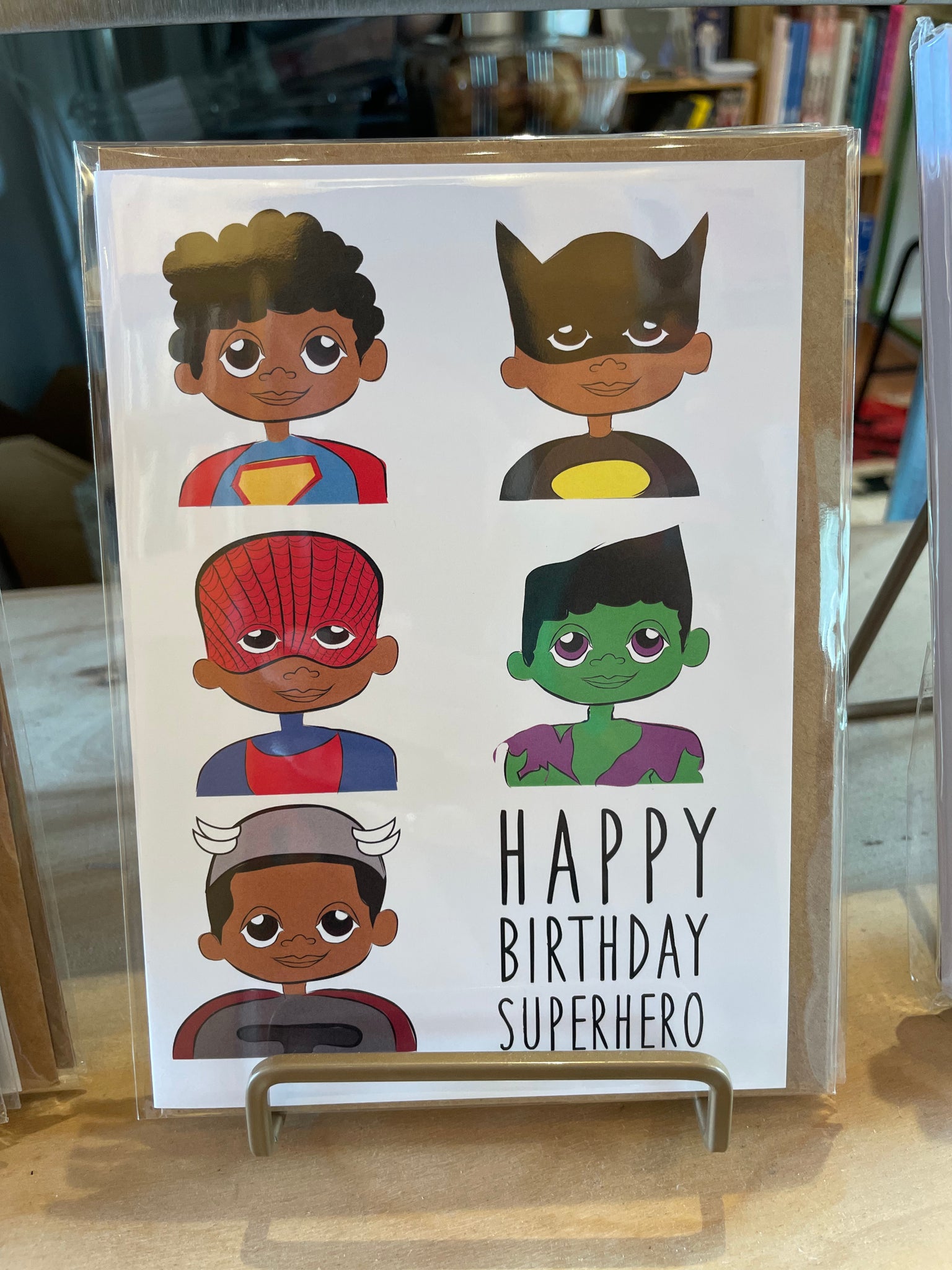 Birthday Superhero Card