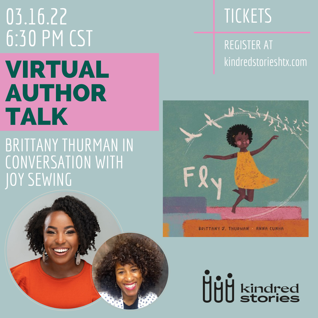 Virtual Author Talk:  Fly with Brittany Thurman - March 16 @ 6:30 PM CST