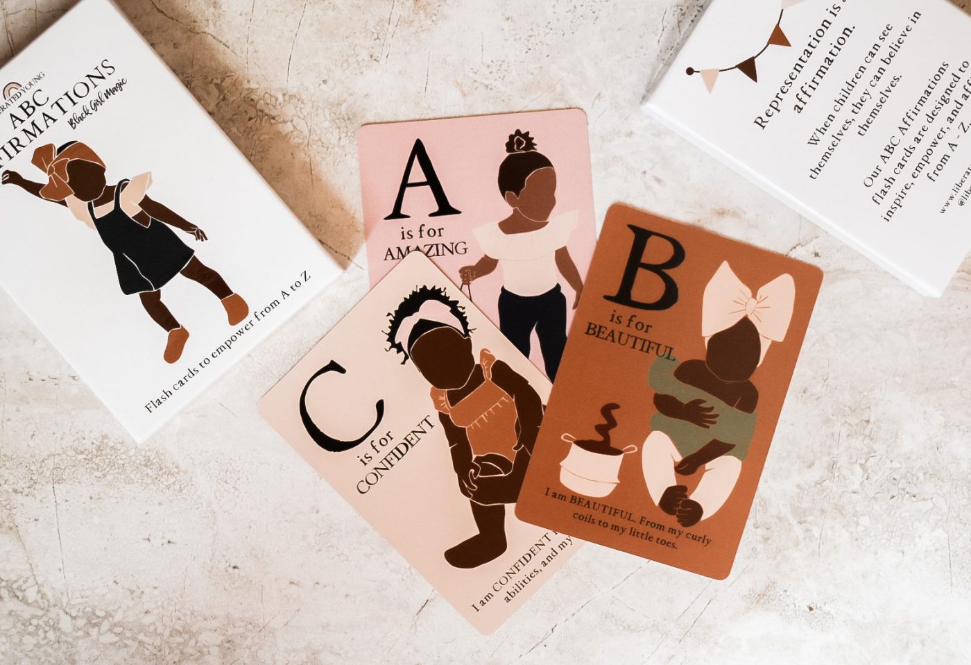Black Girl Magic - ABC Affirmation Flash Cards