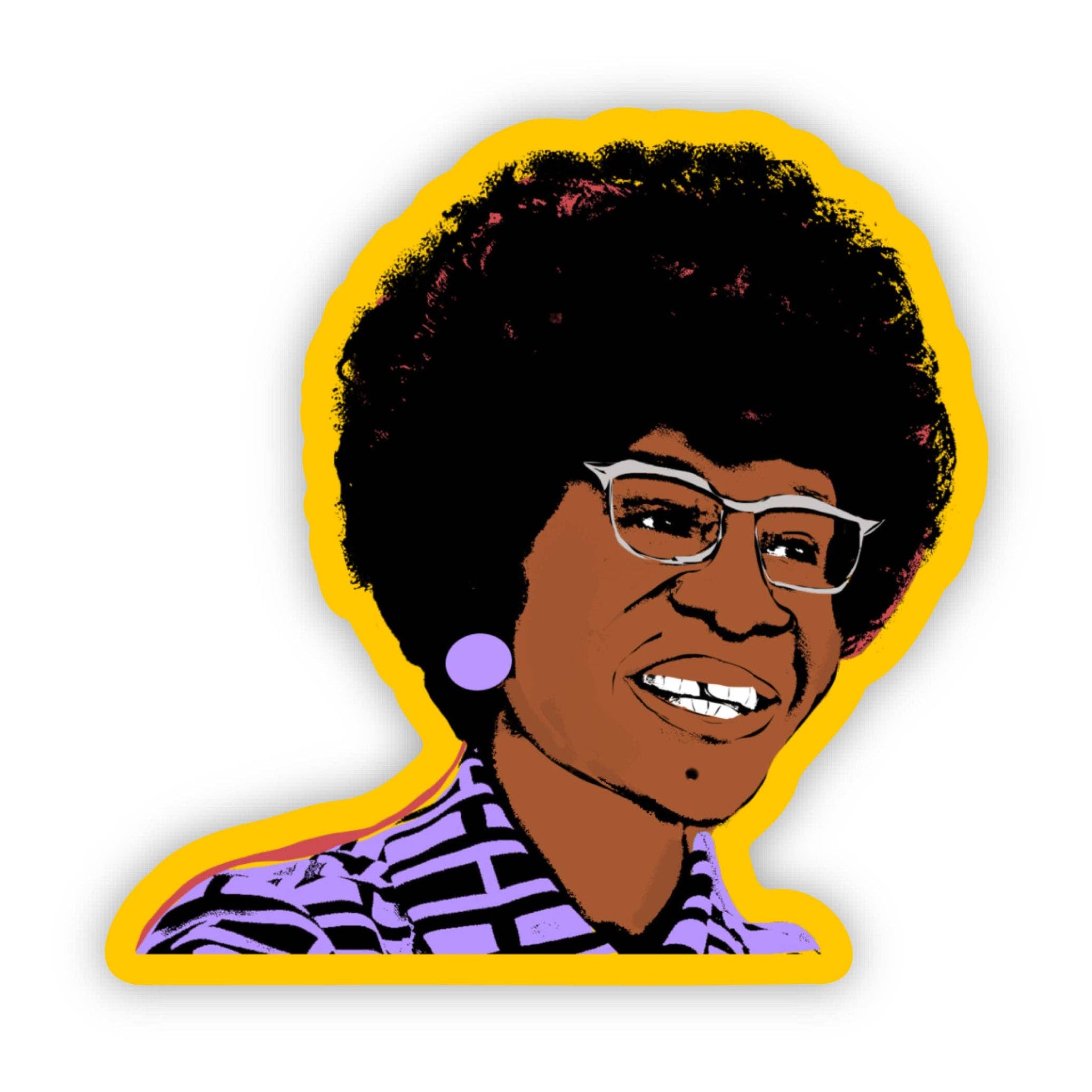 Shirley Chisholm Stickers | Civil Rights Icon | Activists