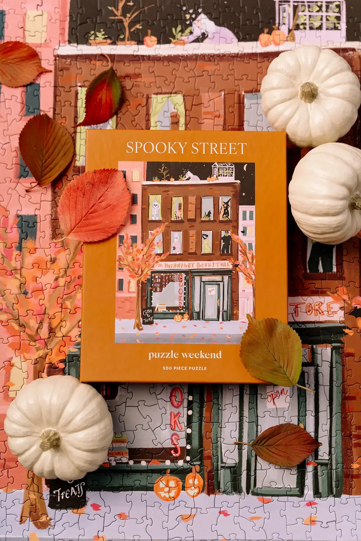 Spooky Street 500 Piece Halloween Puzzle