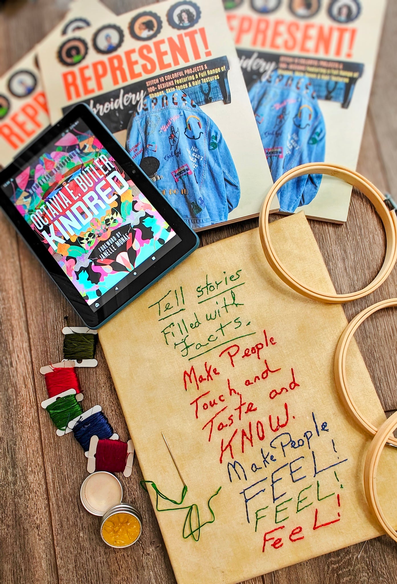 Octavia E. Butler's Journal: Emboidery Class w/ Bianca Springer - June 22 @ 10 AM