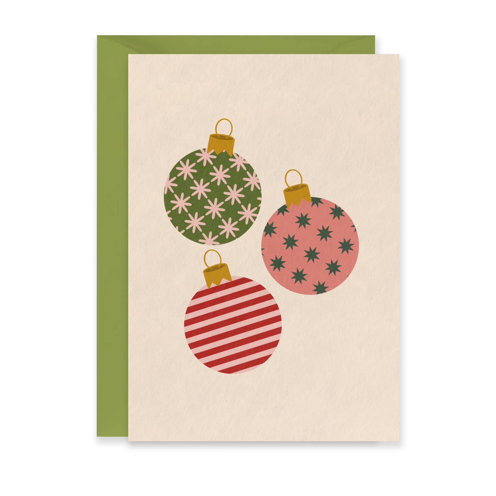 Ornaments Holiday Mini Card with Envelope 