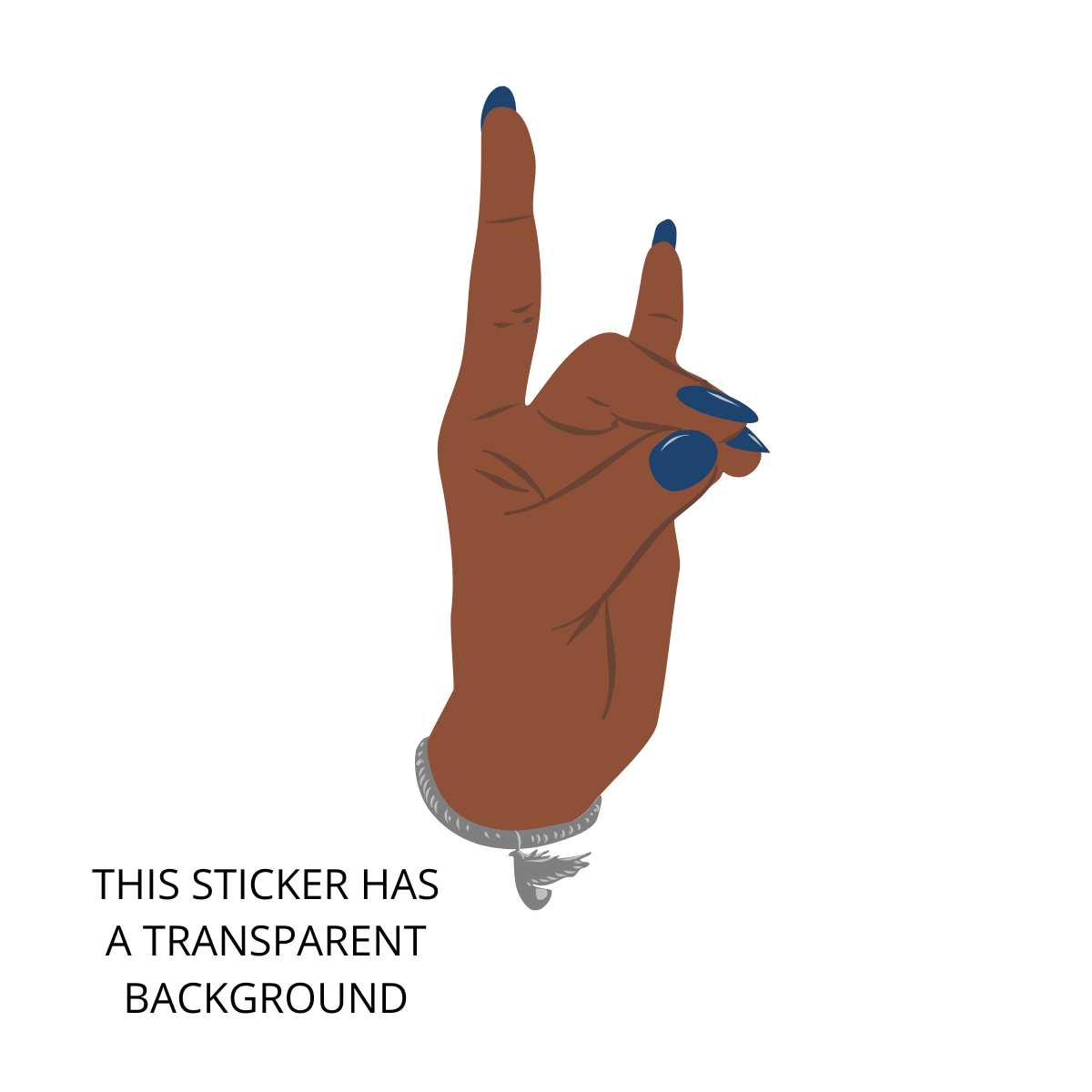 Blue Dove Clear Stickers | Zeta Phi Beta  | Sorority Gift