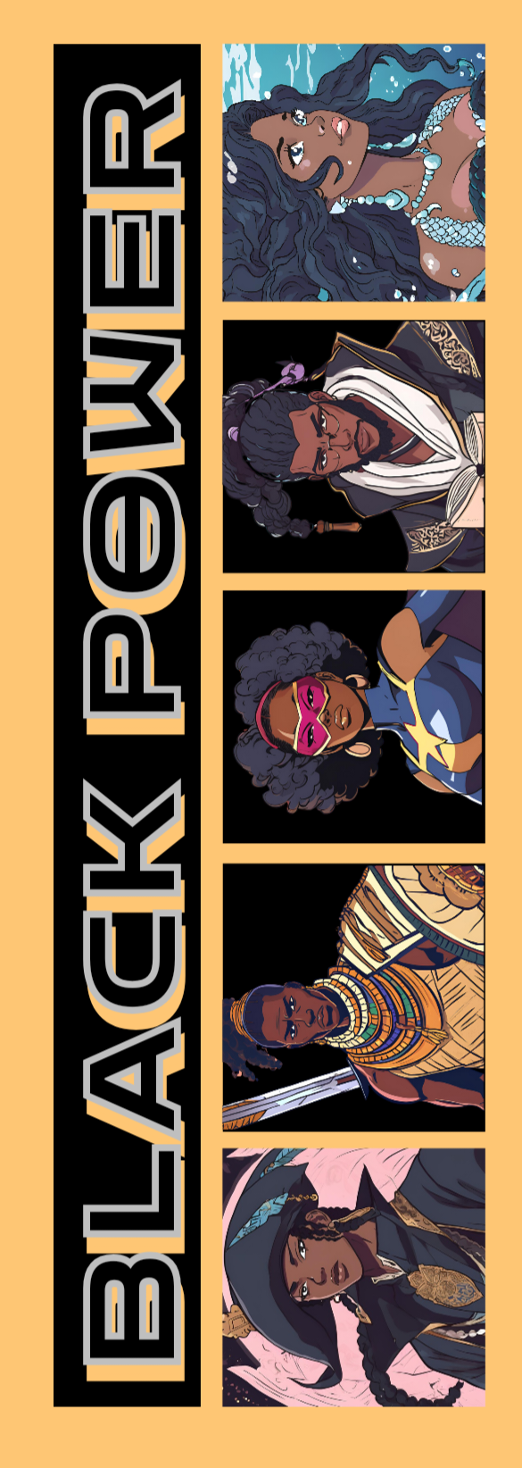 Black Power Bookmark - Public Displays of Reading