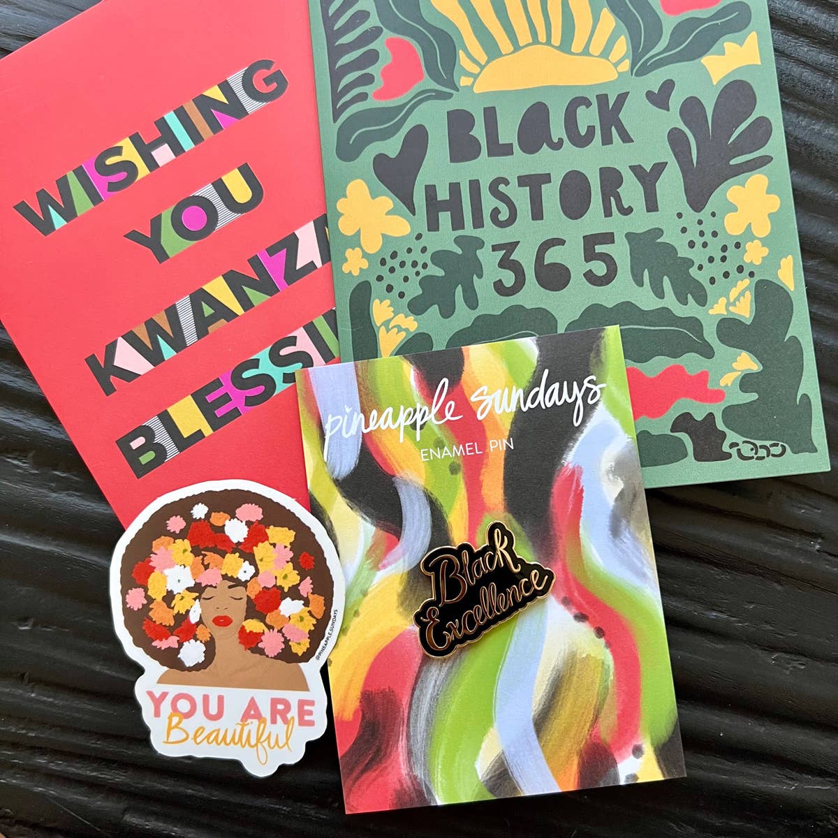 Black Excellence Enamel Pin