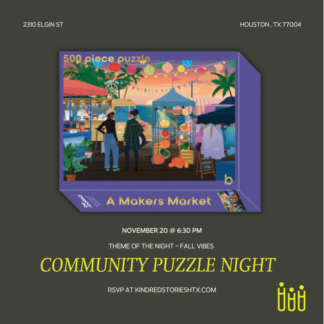 IRL EVENT: Community Puzzle Night - November 20 at 6:30PM