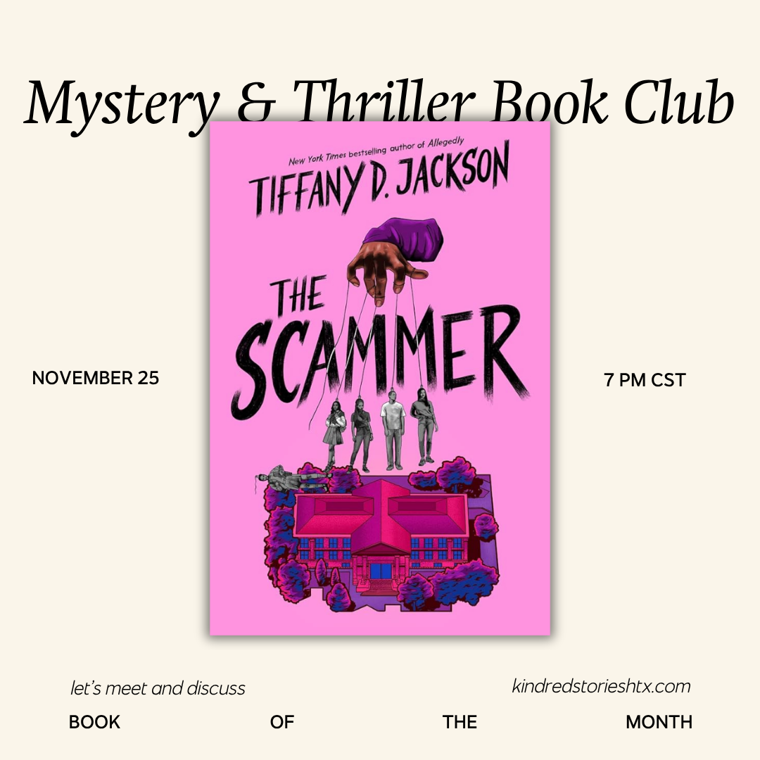 NOVEMBER 2025: Mystery & Thriller  Book Club - November 25 @ 7PM