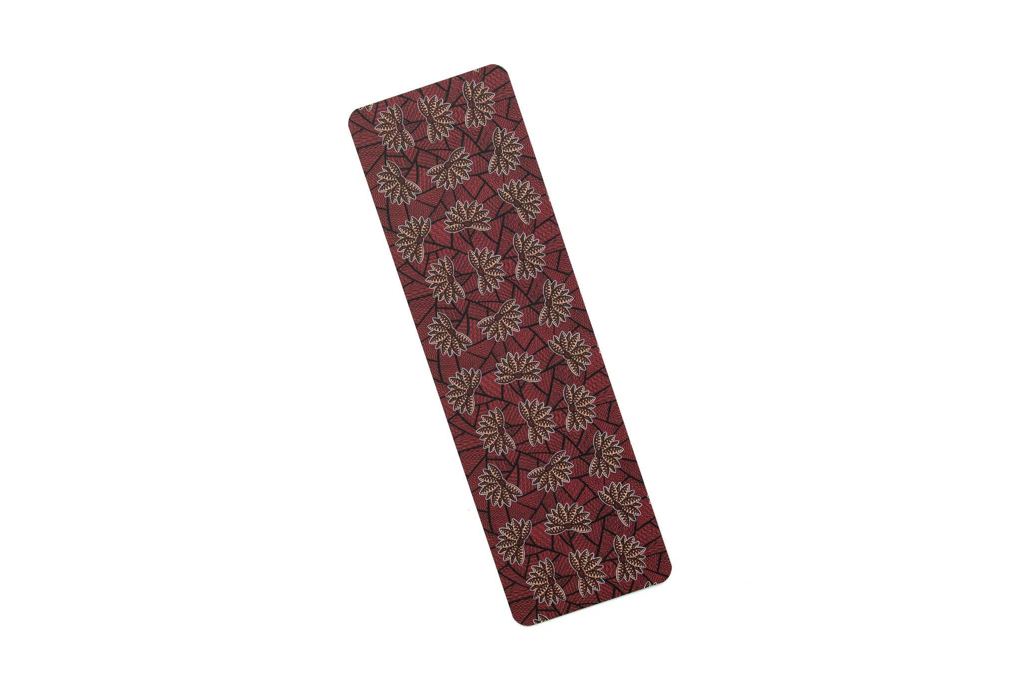 African Print Bookmarks - Red Blossom (Ankara)