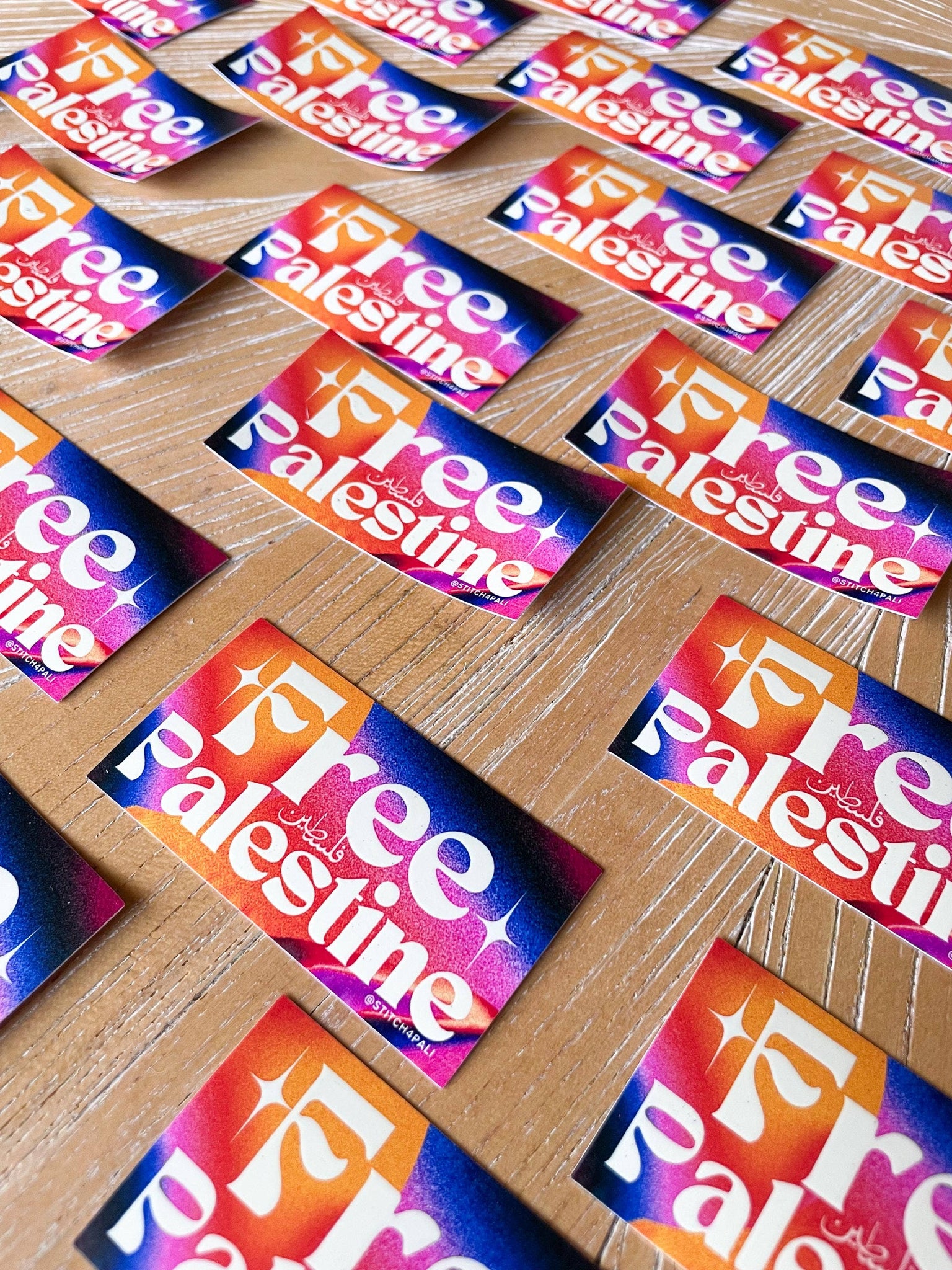 Trendy Free Palestine Sticker weatherproof high quality sticker for laptops and water bottle Pink Falastin Sticker Palestinian owned Shop