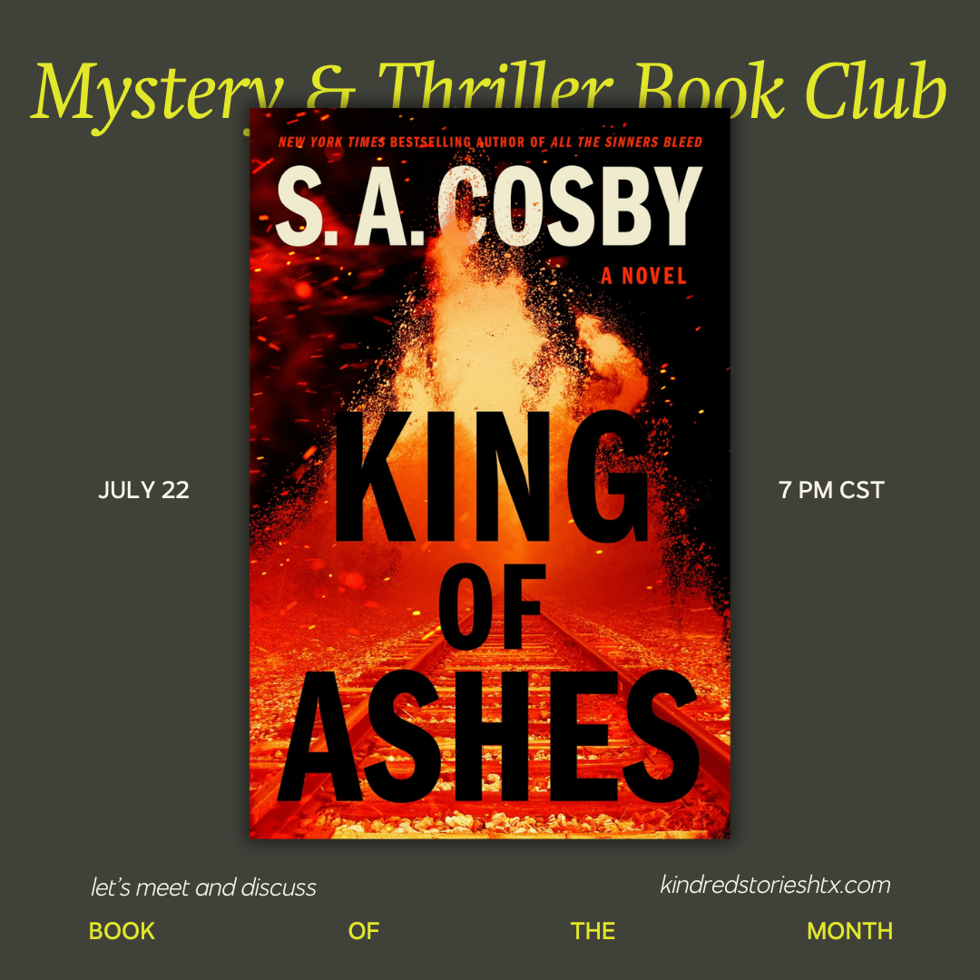 JULY 2025: Mystery & Thriller  Book Club - July 22 @ 7PM