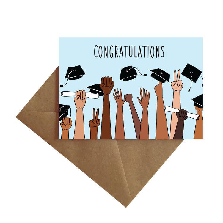 Graduation Caps Card