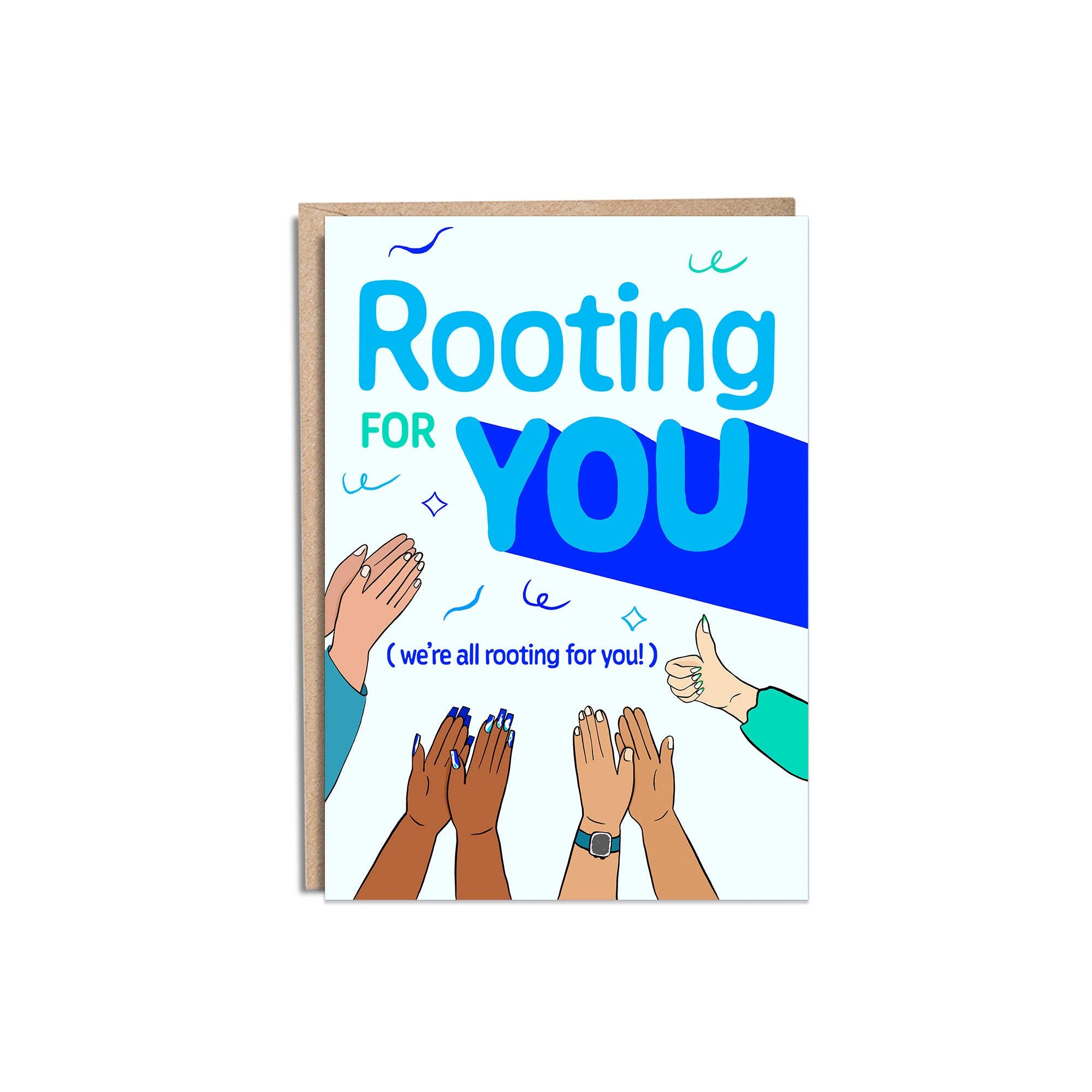Rooting For You Greeting Card