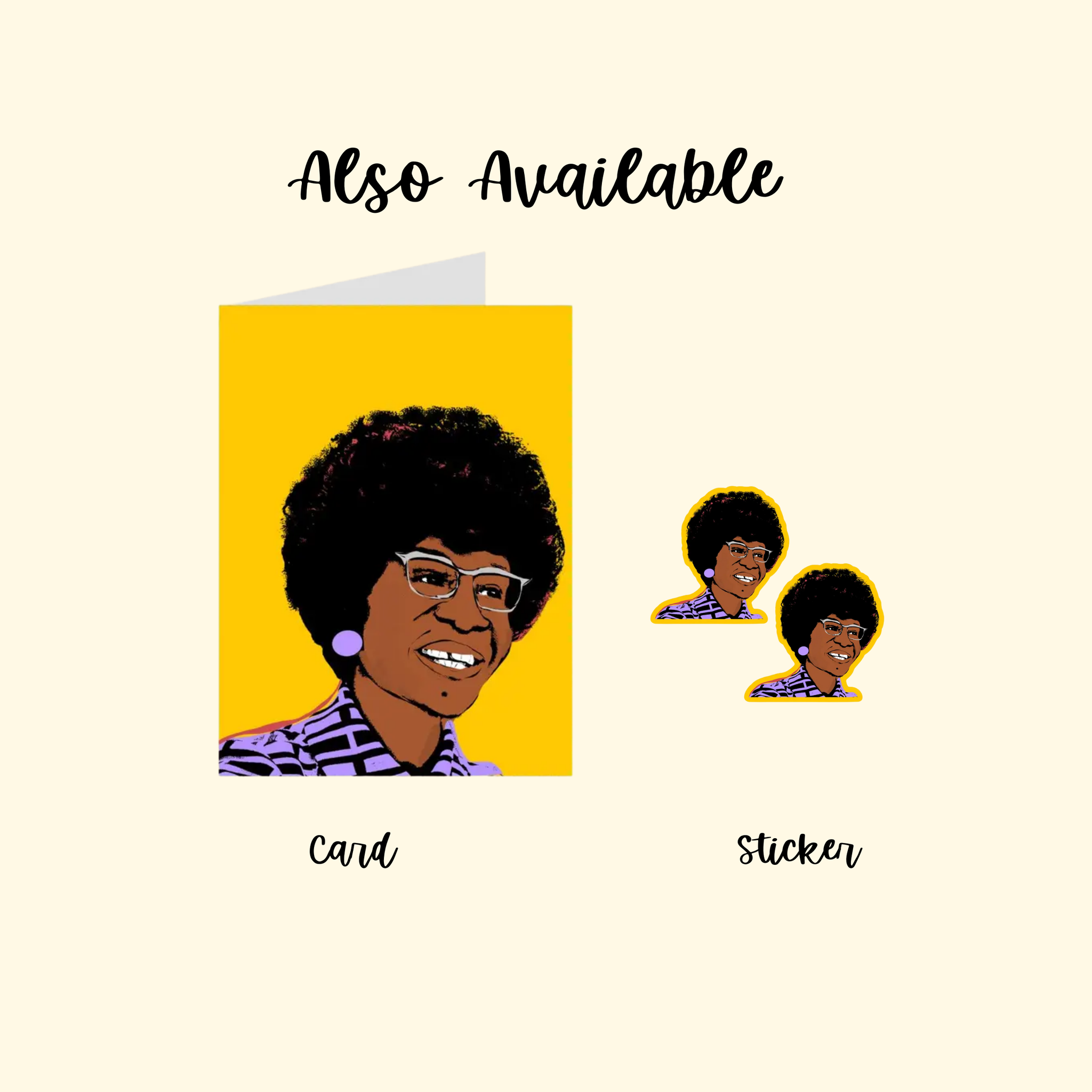 Shirley Chisholm Stickers | Civil Rights Icon | Activists