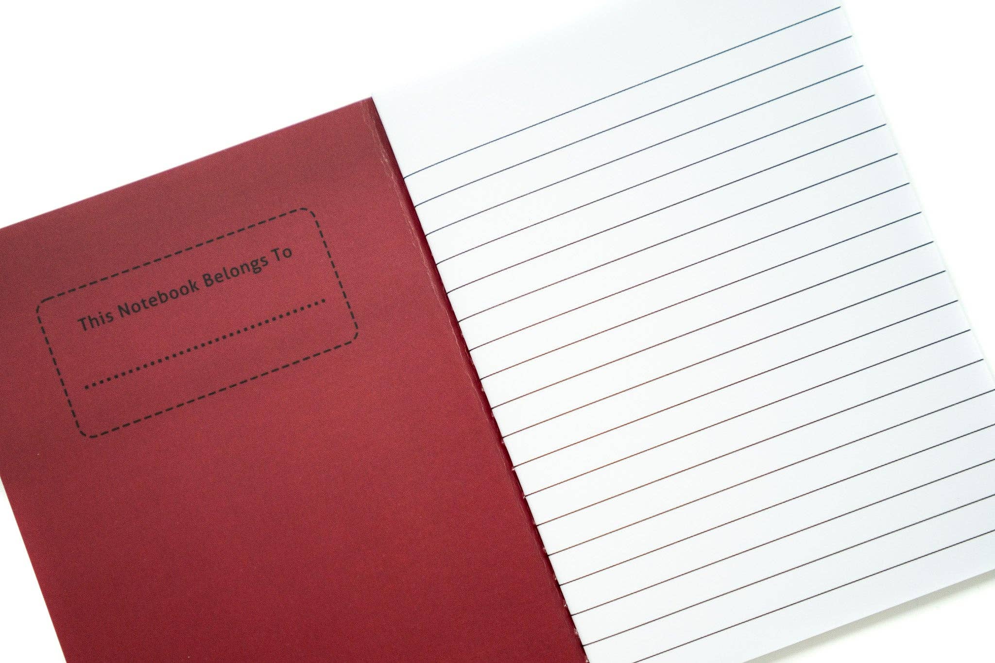 African Print Pocket Notebook - Red Blossom (Ankara)