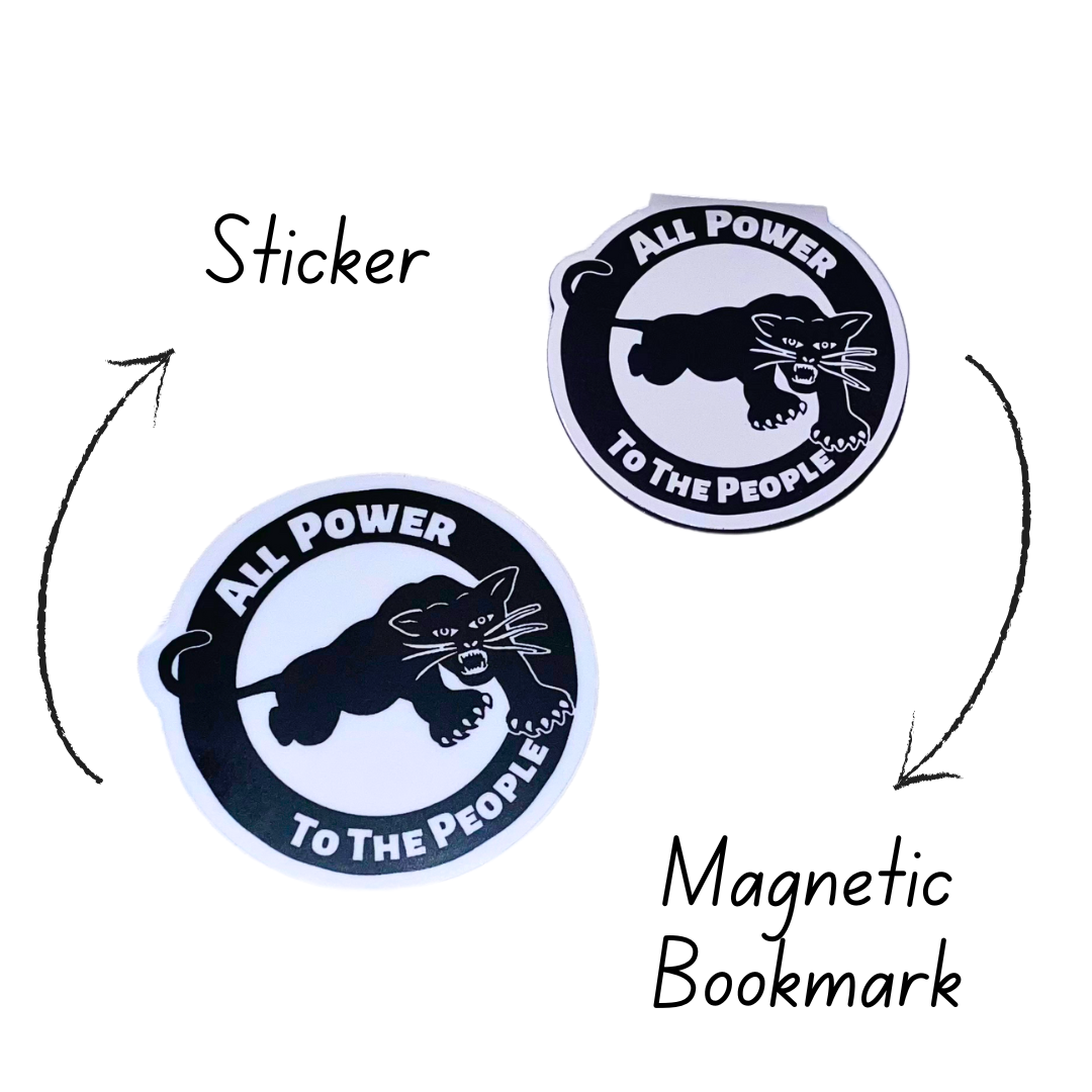 All Power Magnetic Page Marker Bookmarks | Black Panther