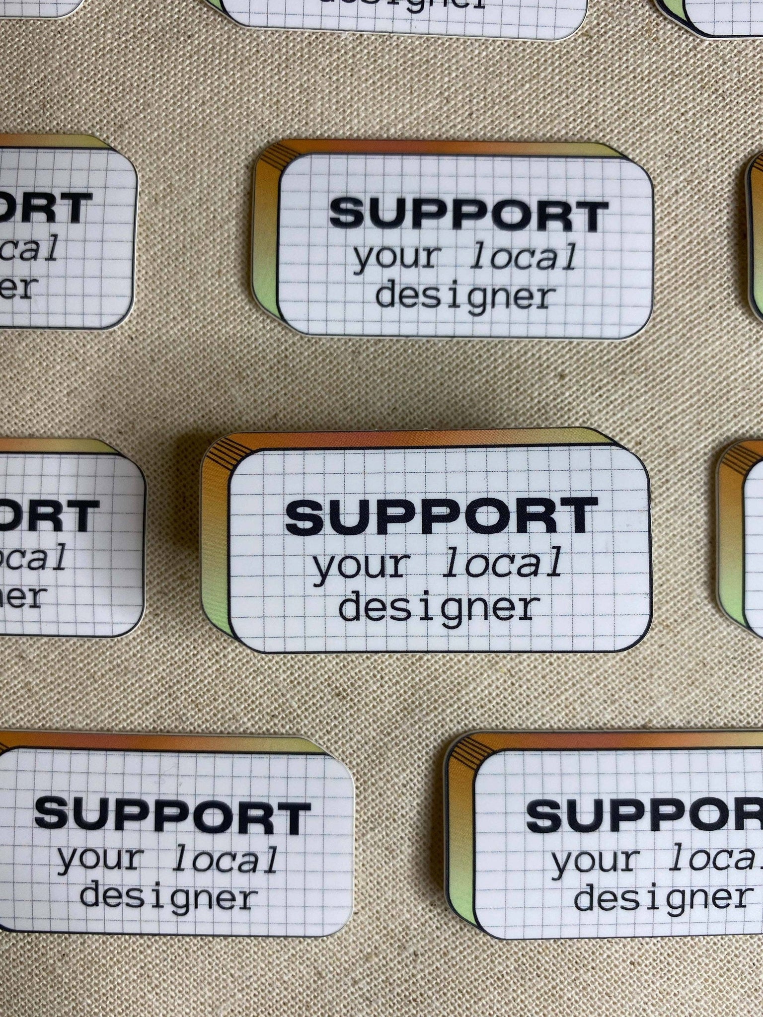 Support Local Designers Sticker