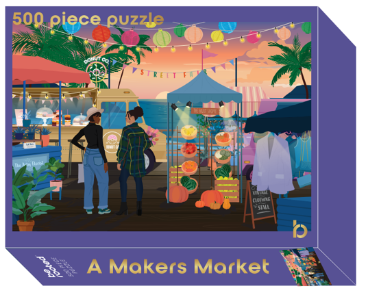 A Makers Market 500 Piece Puzzle