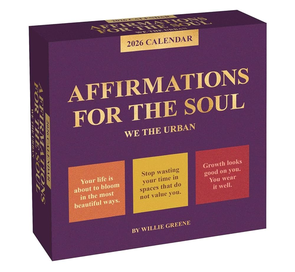 We the Urban 2026 Day-to-Day Calendar: Affirmations for the Soul cover image