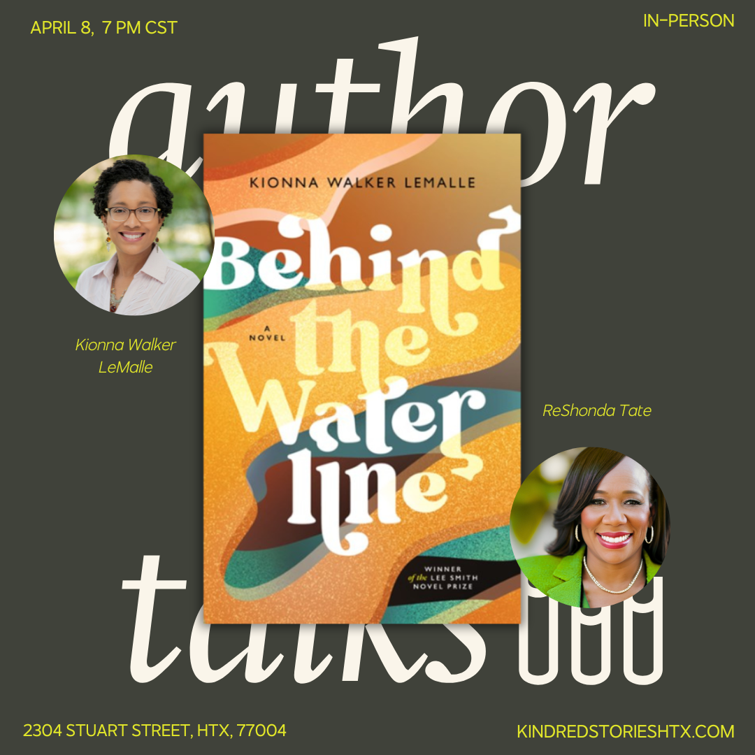 IRL AUTHOR TALK: Behind the Waterline with Kionna LeMalle - April 8 @ 7PM