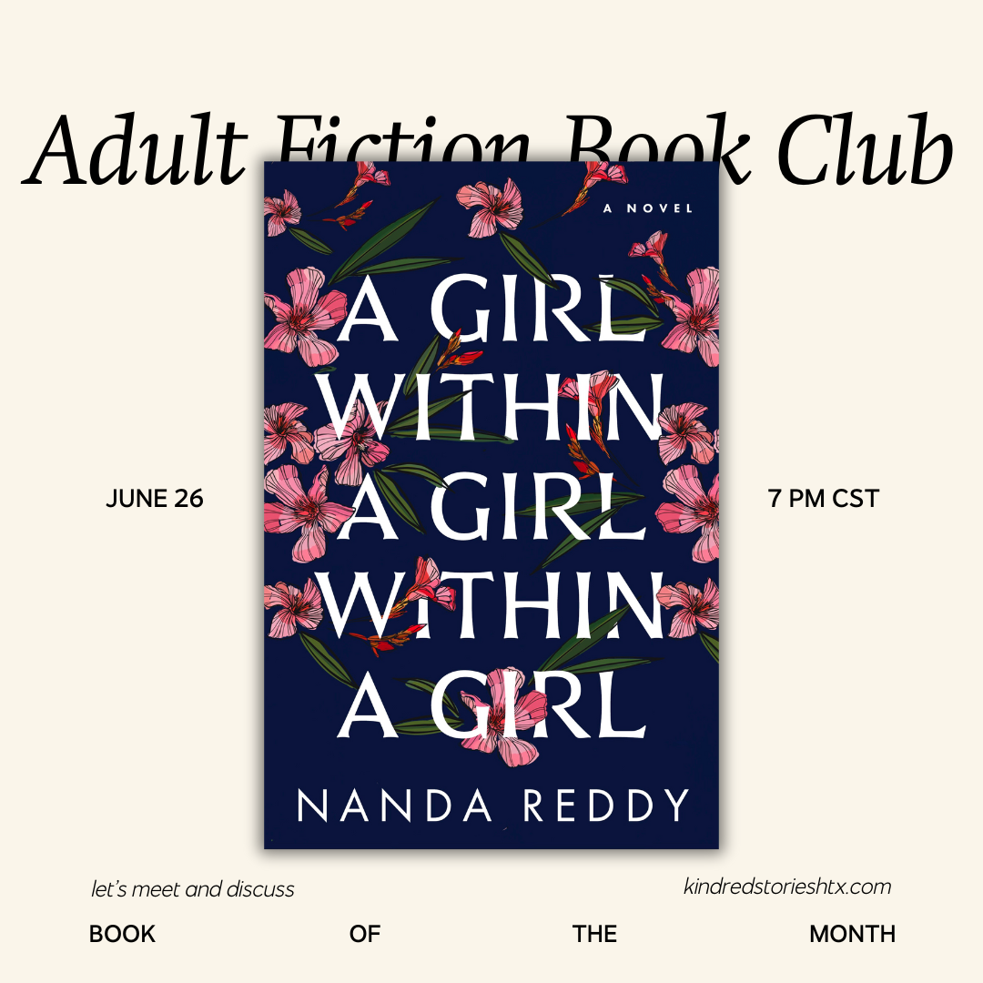 JUNE 2025: Fiction Book Club - June 26 @ 7PM