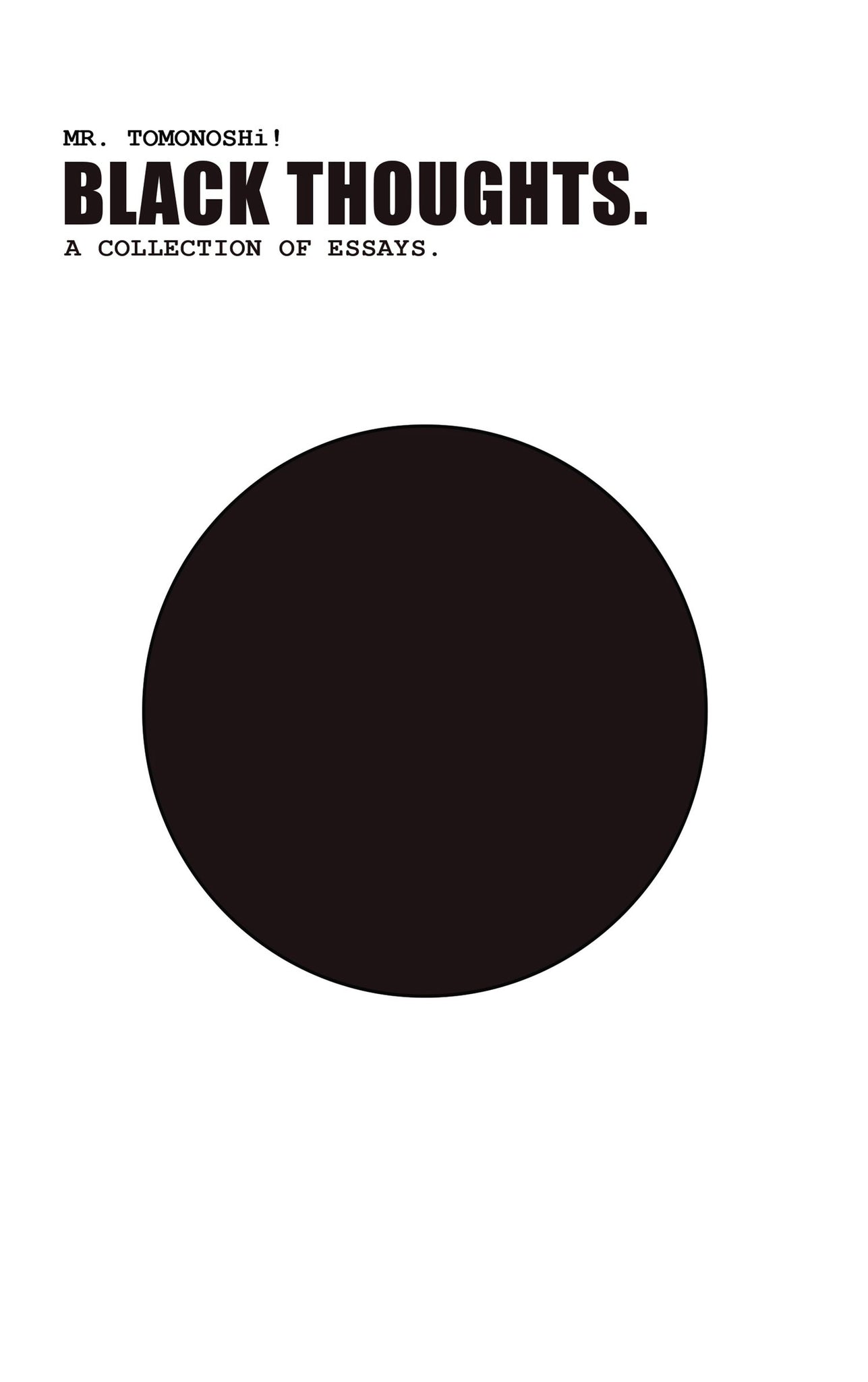BLACK THOUGHTS: A COLLECTION OF ESSAYS