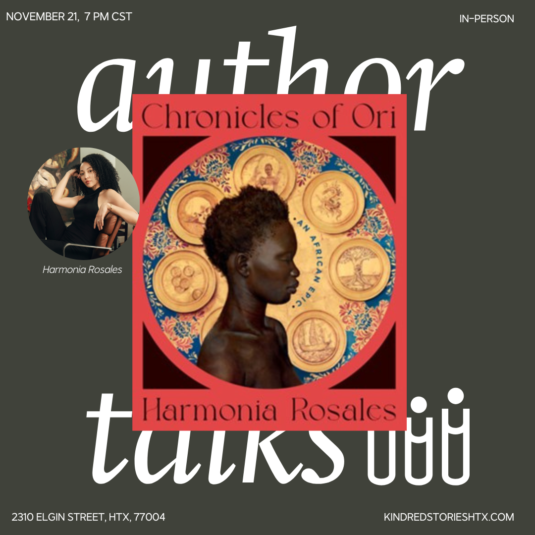 IRL AUTHOR TALK: Chronicles of Ori with Harmonia Rosales - November 21 @ 7PM