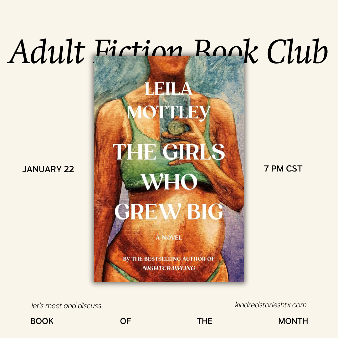 JANUARY 2026: Fiction Book Club - January 22 @ 7PM
