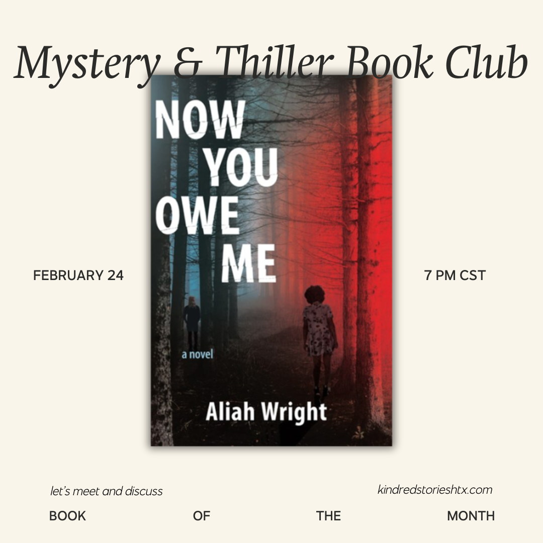 FEBRUARY 2025: Mystery & Thriller Book Club - February 24 @ 7PM