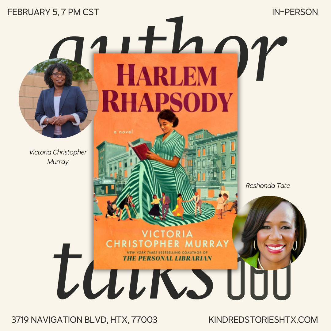 IRL Author Talk: Harlem Rhapsody with Victoria Christopher Murray - February 5 @ 7PM