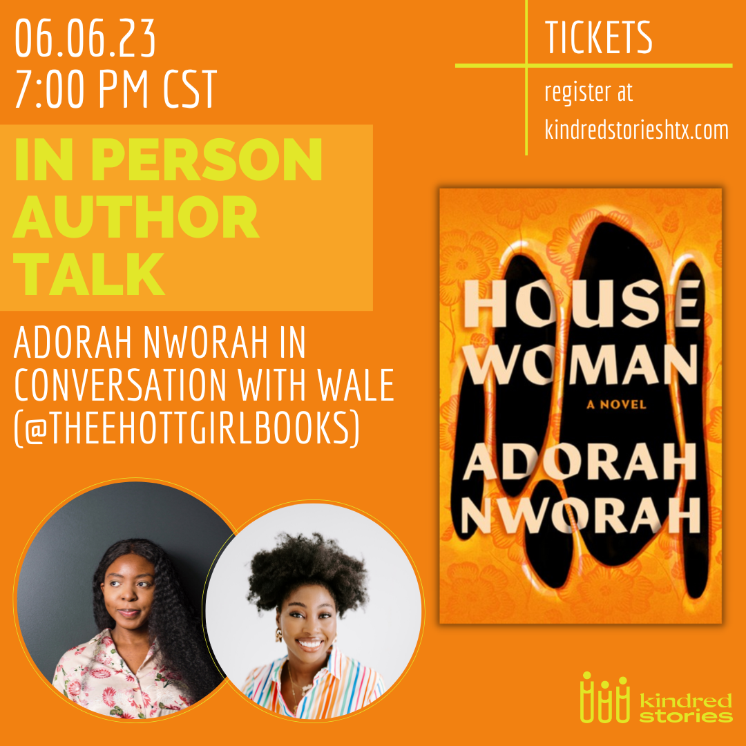 IRL Author Talk: House Woman with Adorah Nworah-June 6 @7PM CST