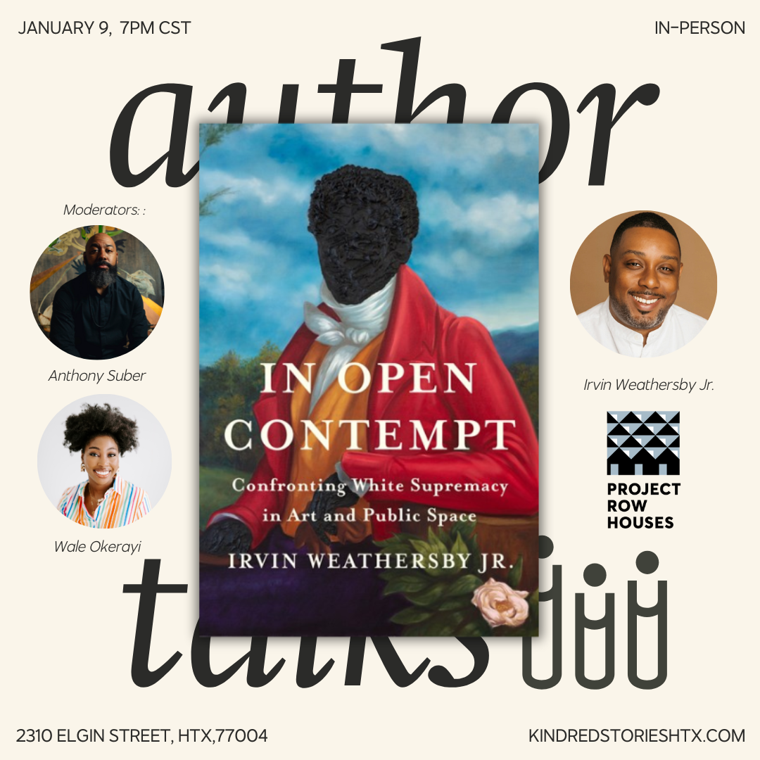 IRL Author Talk: In Open Contempt with Irvin Weathersby Jr. - January 9 @ 7 PM CST