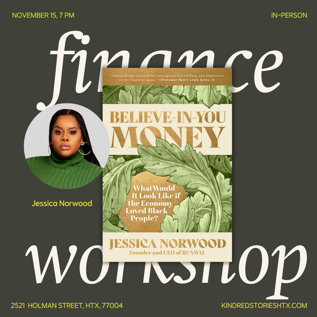 IRL Author Workshop: Believe-in-You Money with Jessica Norwood - November 15 @ 7PM