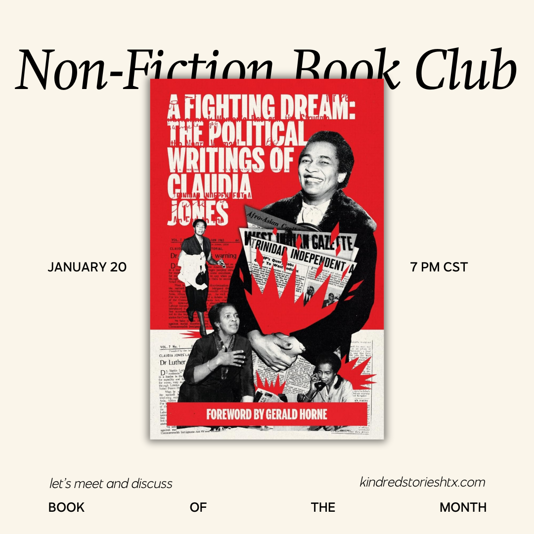 JANUARY 2026: Non-Fiction Book Club - January 20 @ 7PM