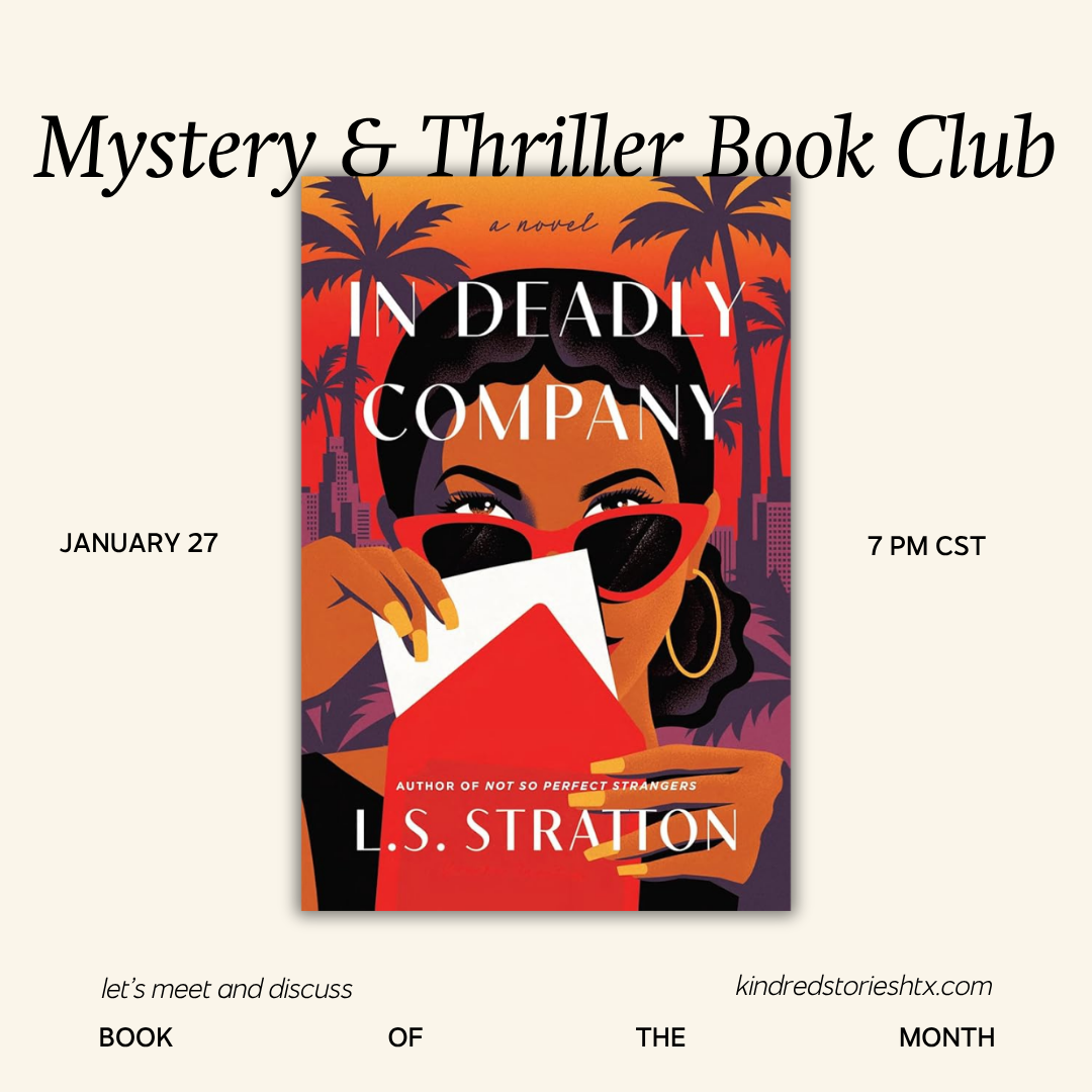 JANUARY 2026: Mystery & Thriller  Book Club - January 27 @ 7PM