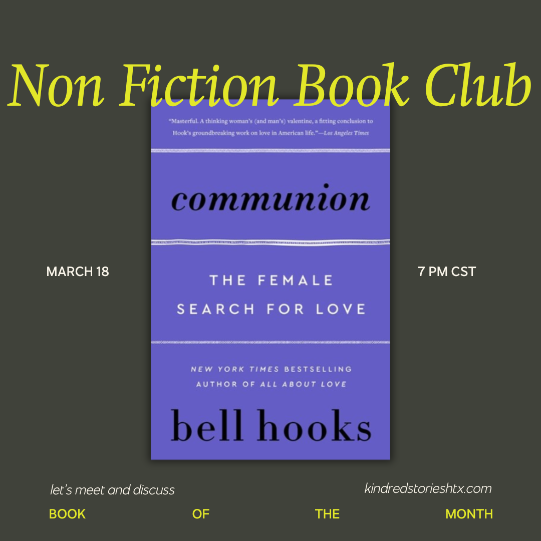 MARCH 2025: Non Fiction Book Club - March 18 @ 7PM