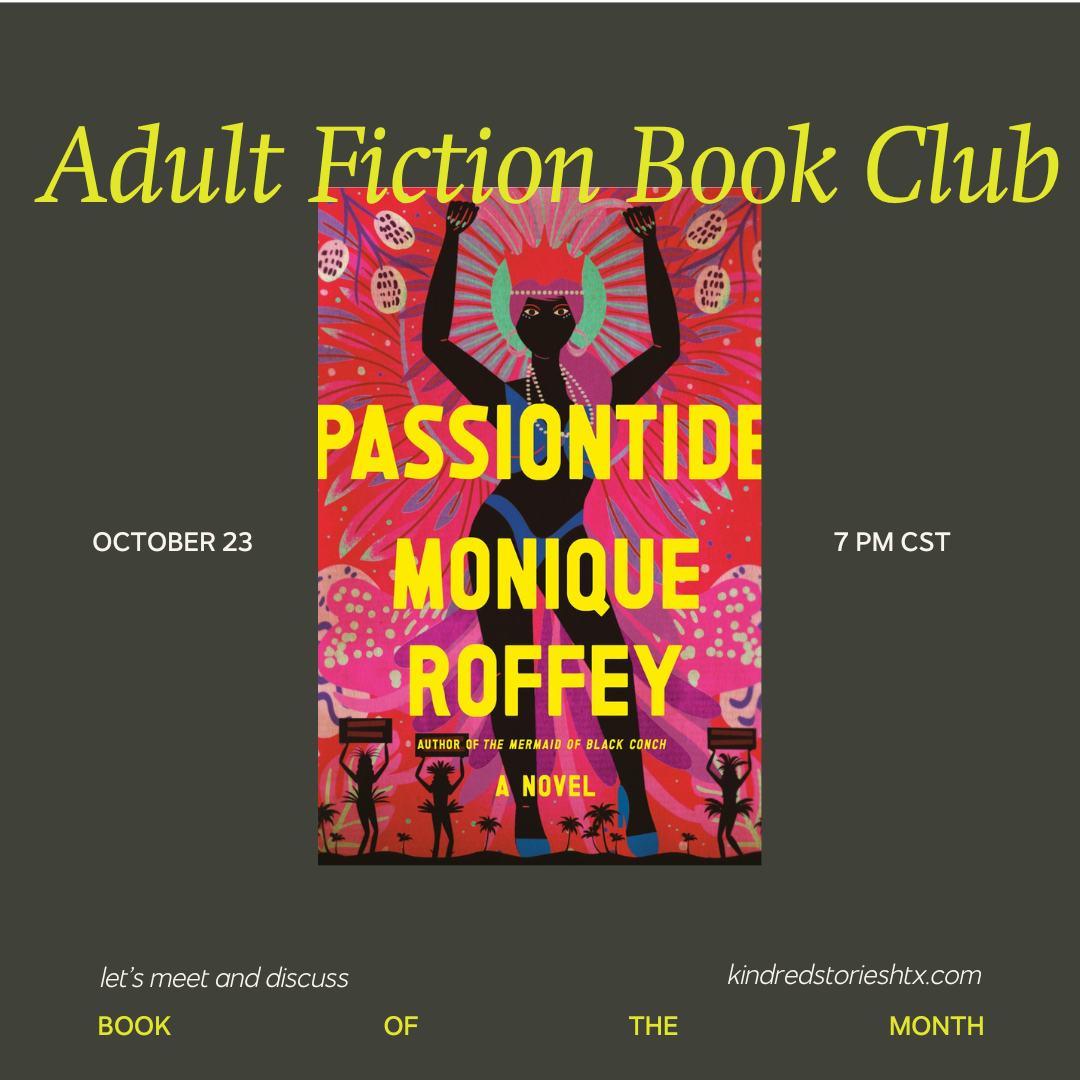 October 2024: Adult Fiction Book Club - October 23 @ 7PM