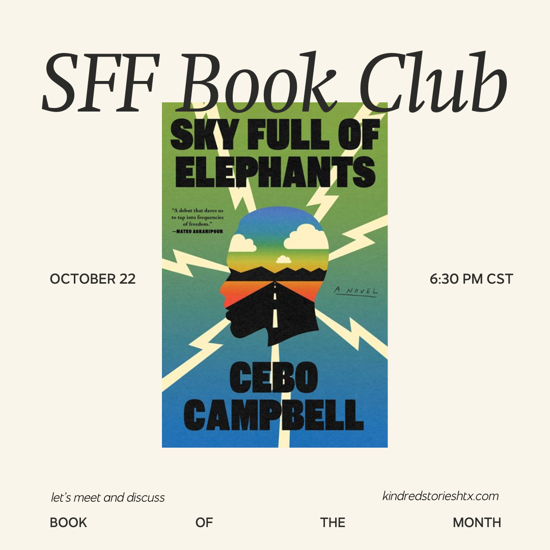 October 2024: SFF Book Club - October 22 @ 6:30 PM CST