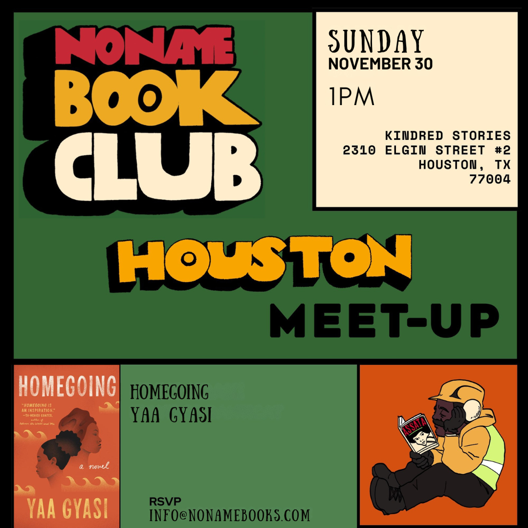 NOVEMBER 2025: NO NAME BOOK CLUB - November 30 @ 1 PM CST