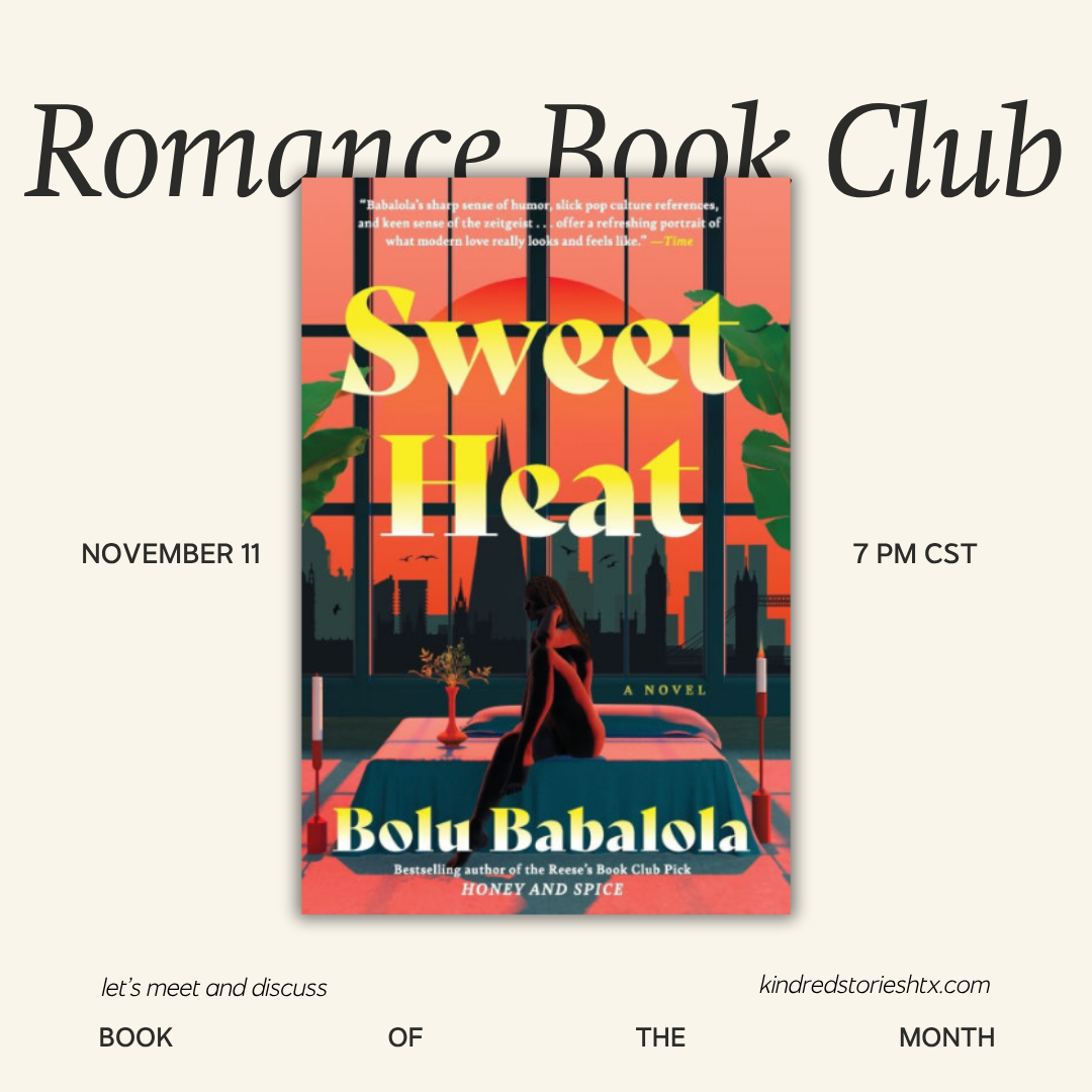 NOVEMBER 2025: Romance Book Club - November 11 @ 7PM