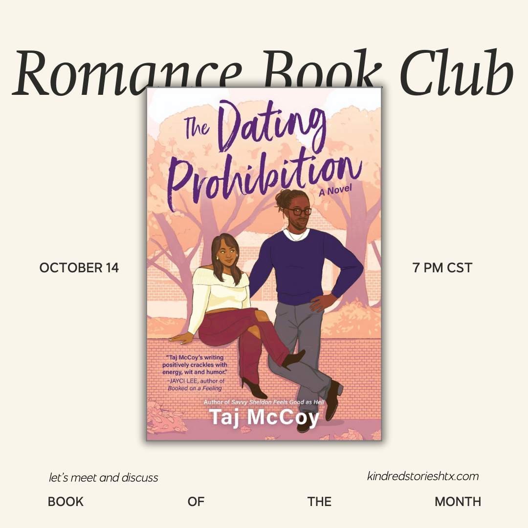 OCTOBER 2025: Romance Book Club - October 14 @ 7PM