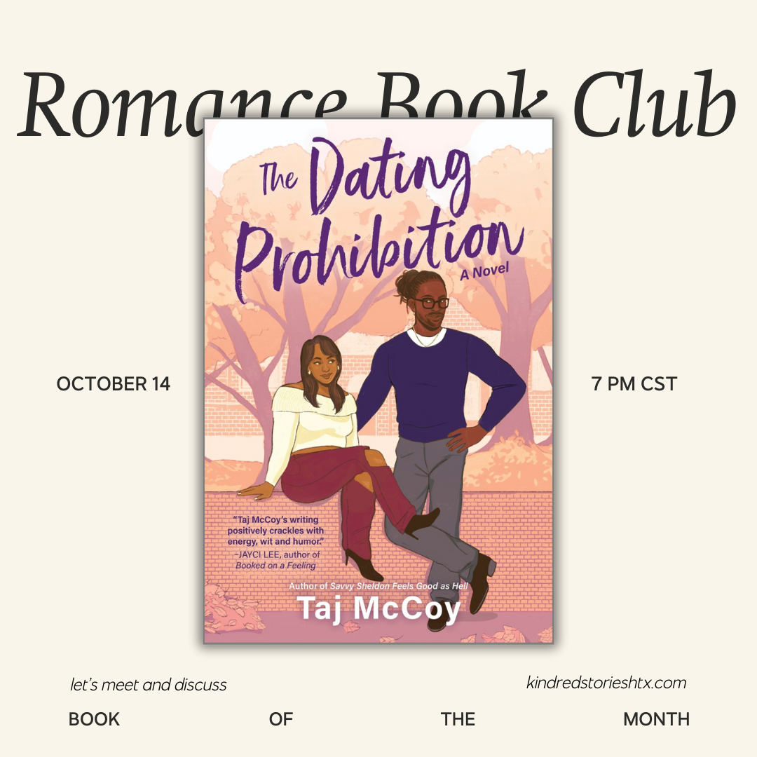 OCTOBER 2025: Romance Book Club - October 14 @ 7PM