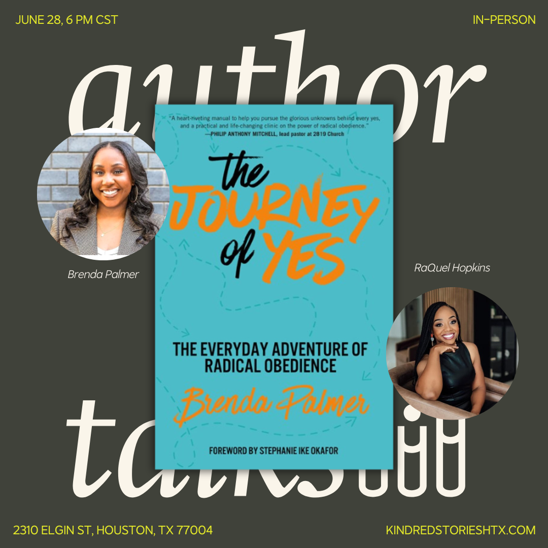 IRL AUTHOR TALK: The Journey of Yes with Brenda Palmer - June 28 @ 6PM ...