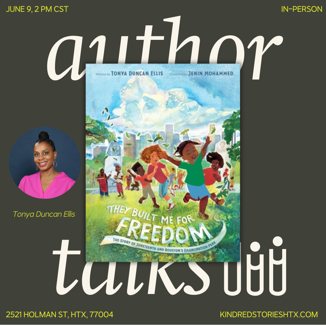 IRL Author Talk: They Built Me For Freedom with Tonya Duncan Ellis - June 9 @ 2PM