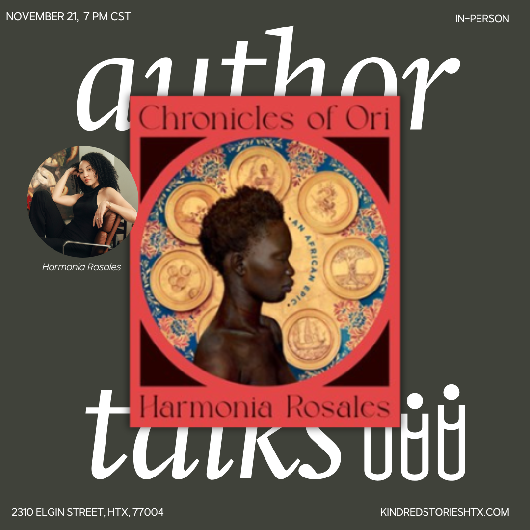 IRL AUTHOR TALK: Chronicles of Ori with Harmonia Rosales - November 21 @ 7PM