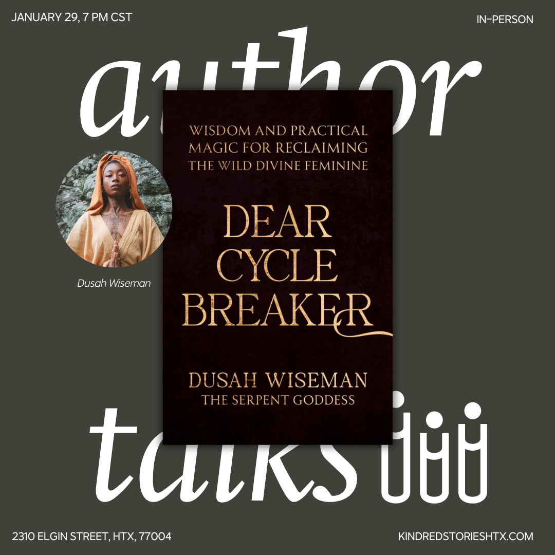IRL  AUTHOR TALK AND WORKSHOP: Dear Cycle Breaker with Dusah Wiseman - January 29 @ 7PM