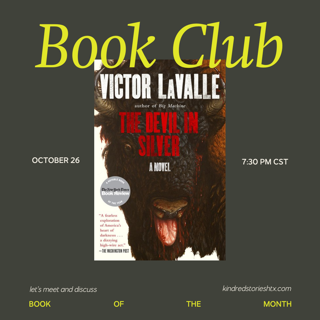 October 2023: Adult Book Club - October 26 at 7:30 PM CST