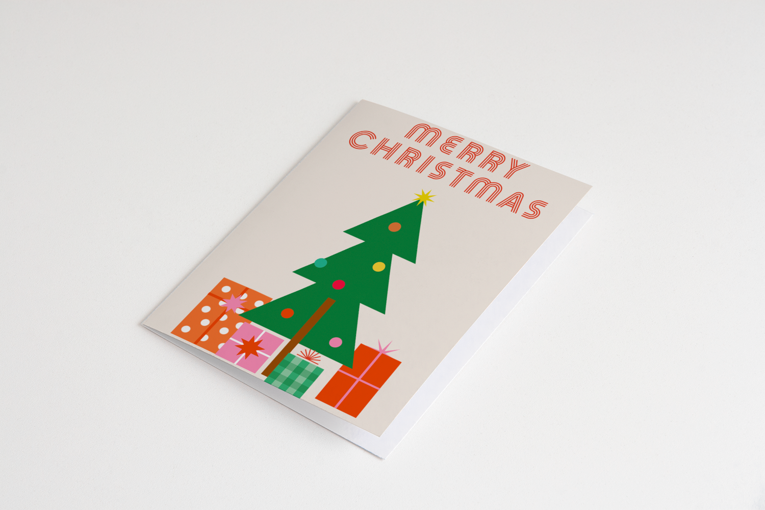 Merry Christmas Tree Card