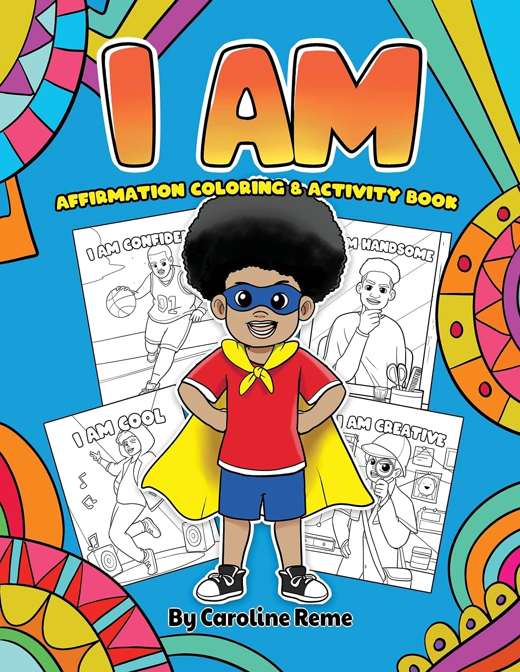 I AM affirmation coloring and activity book