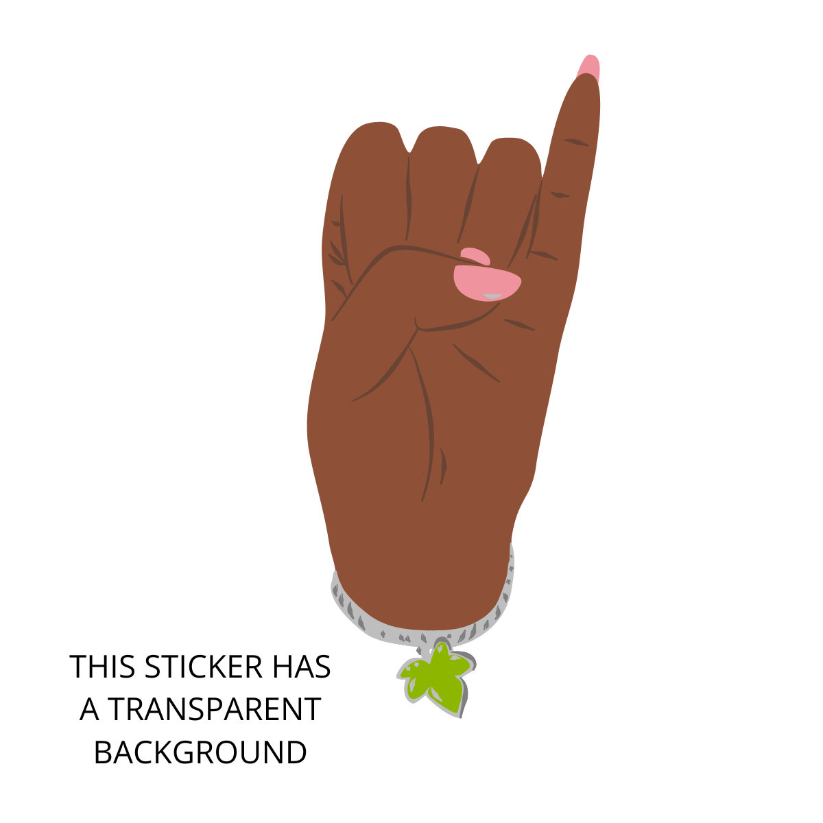 Ivy Leaf Clear Stickers | Sorority Inspired  |  Sisterhood